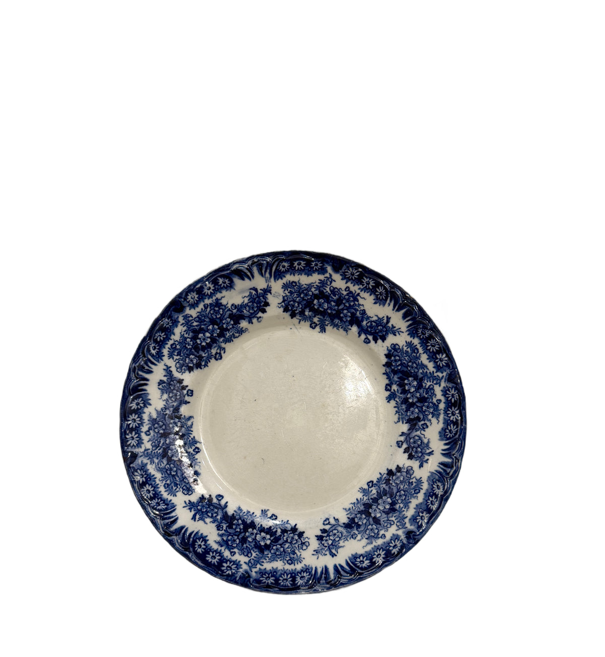 Blue & White Transferware Salad Plate