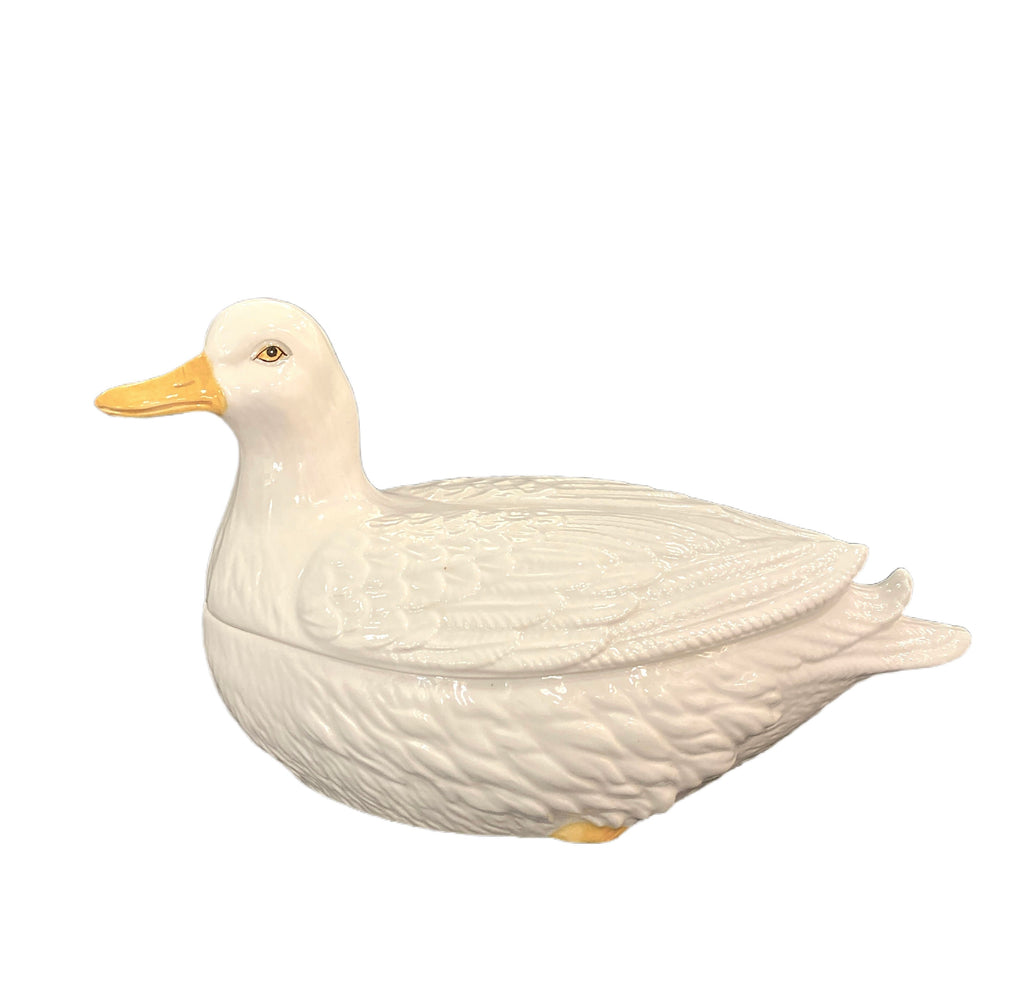 Goose Porcelain Soup Tureen