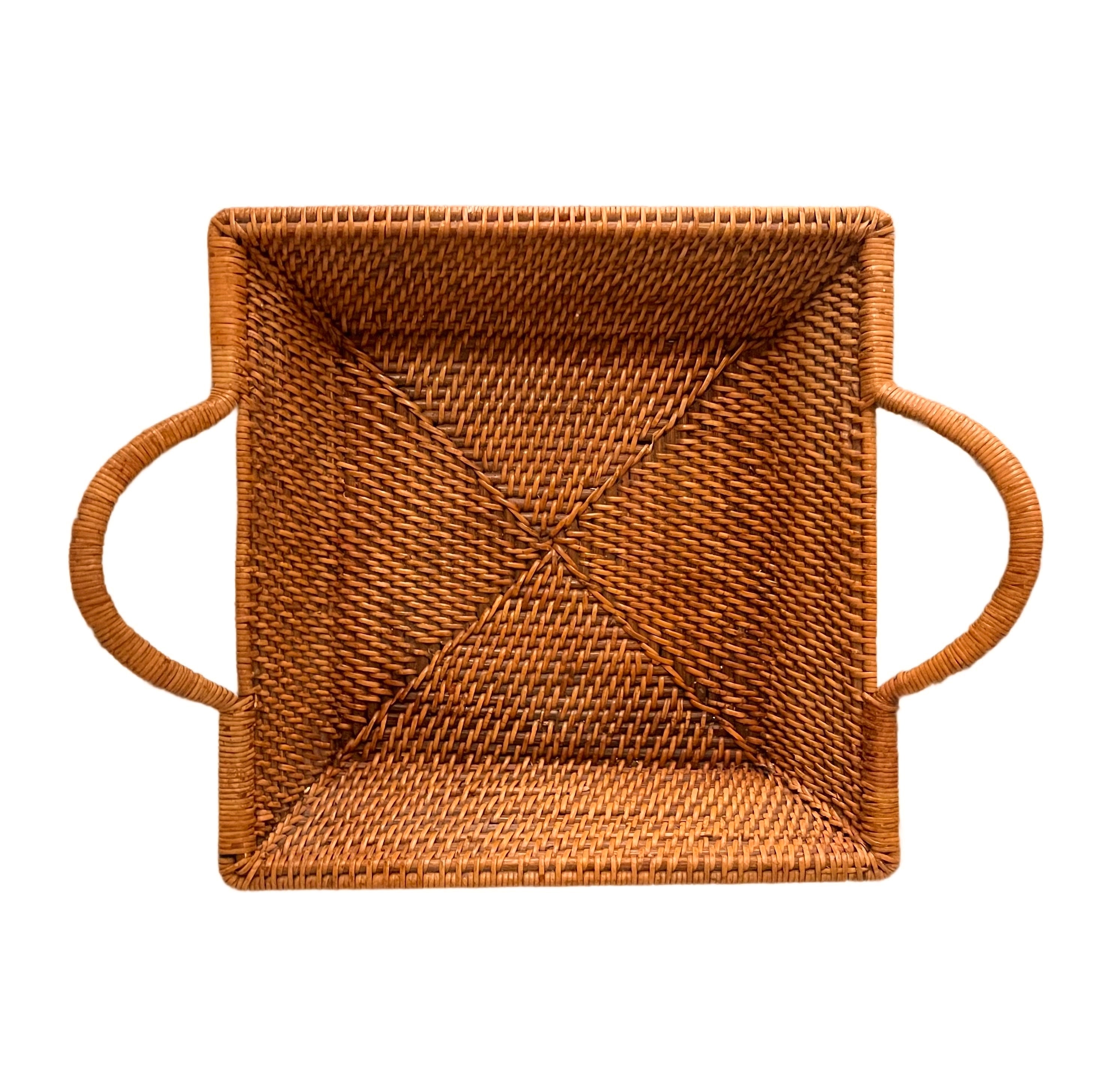 Woven Rattan Basket