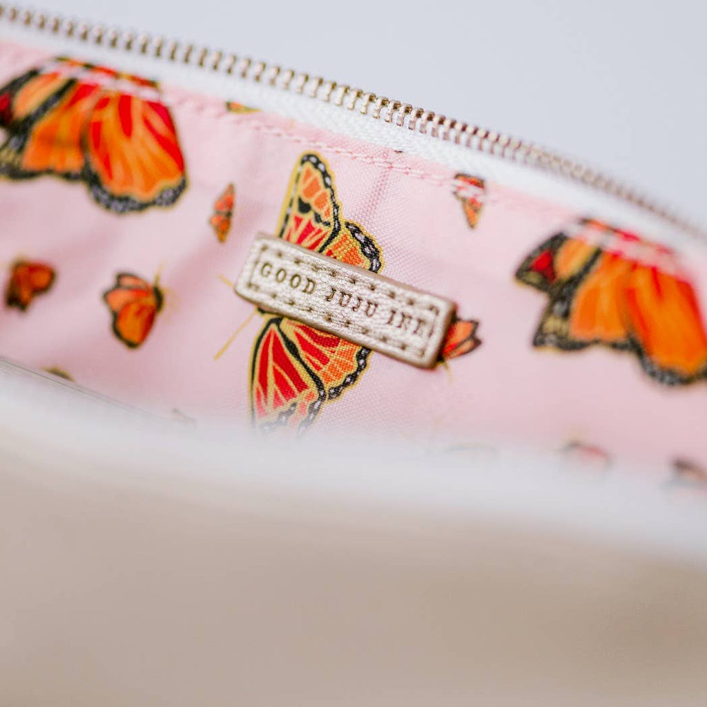 Metallic Bronze Luxe Slim Pencil Pouch