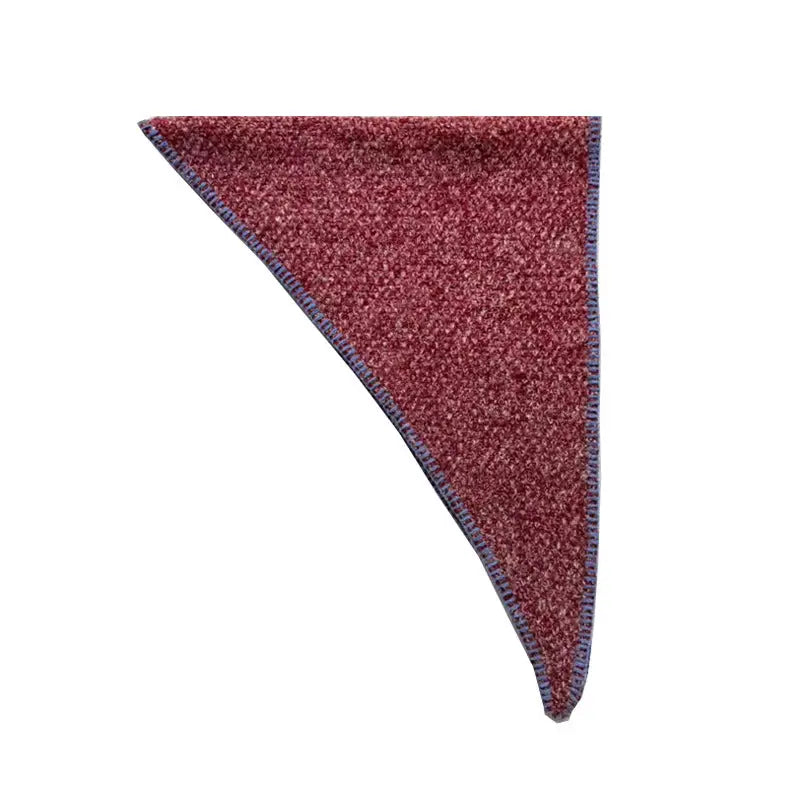 Wool Blend Triangle Scarf