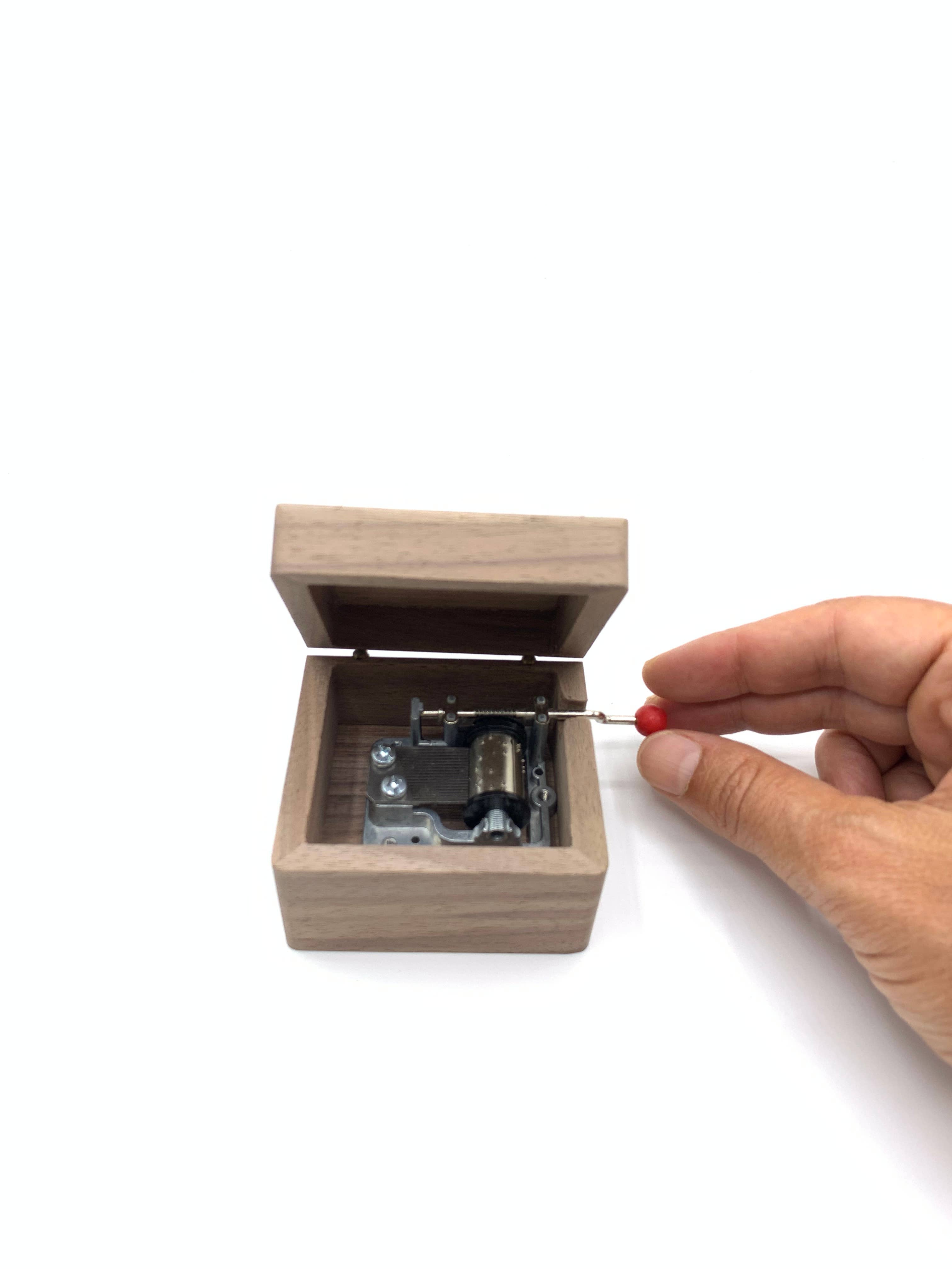 Walnut Little Music Box