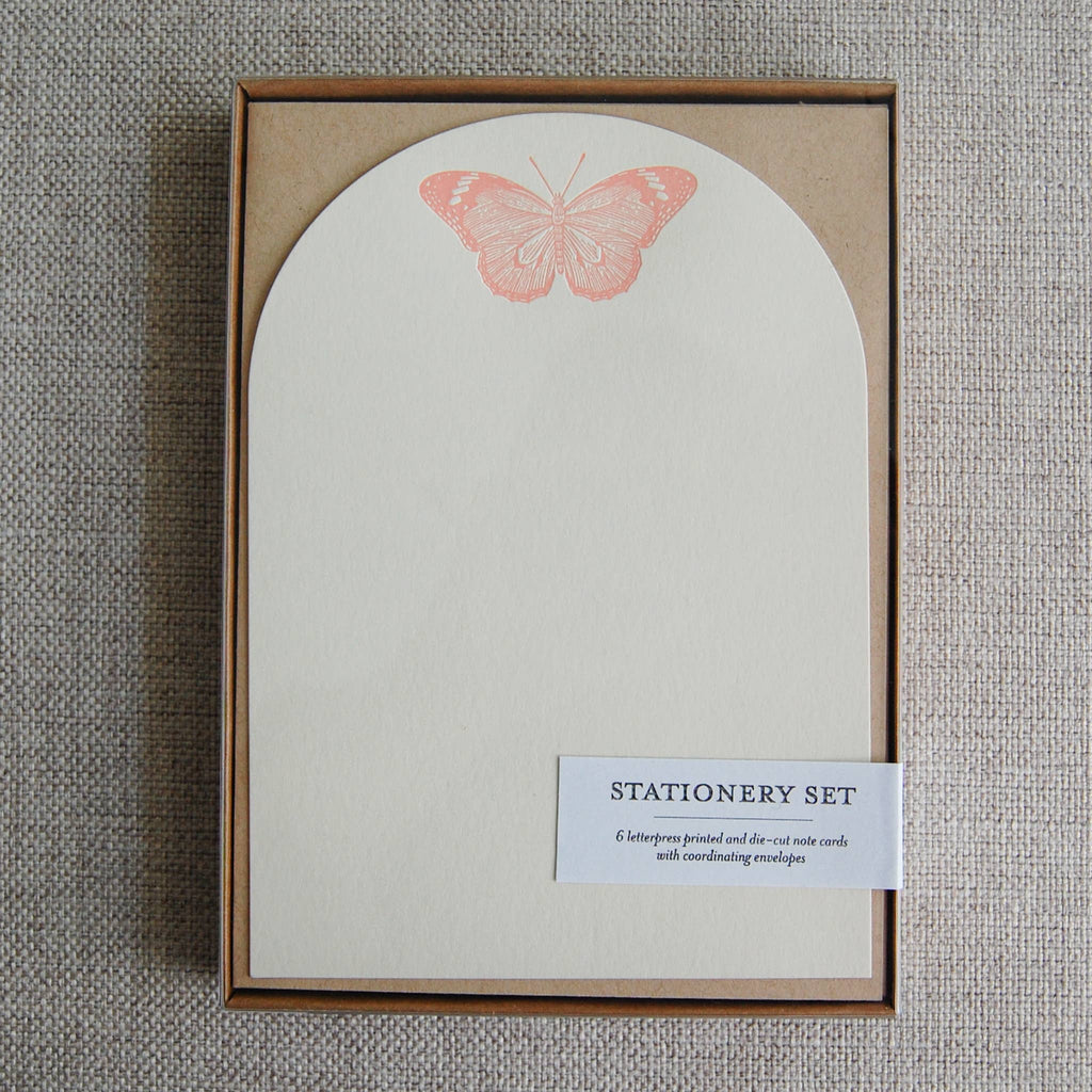 Butterfly Stationery Set