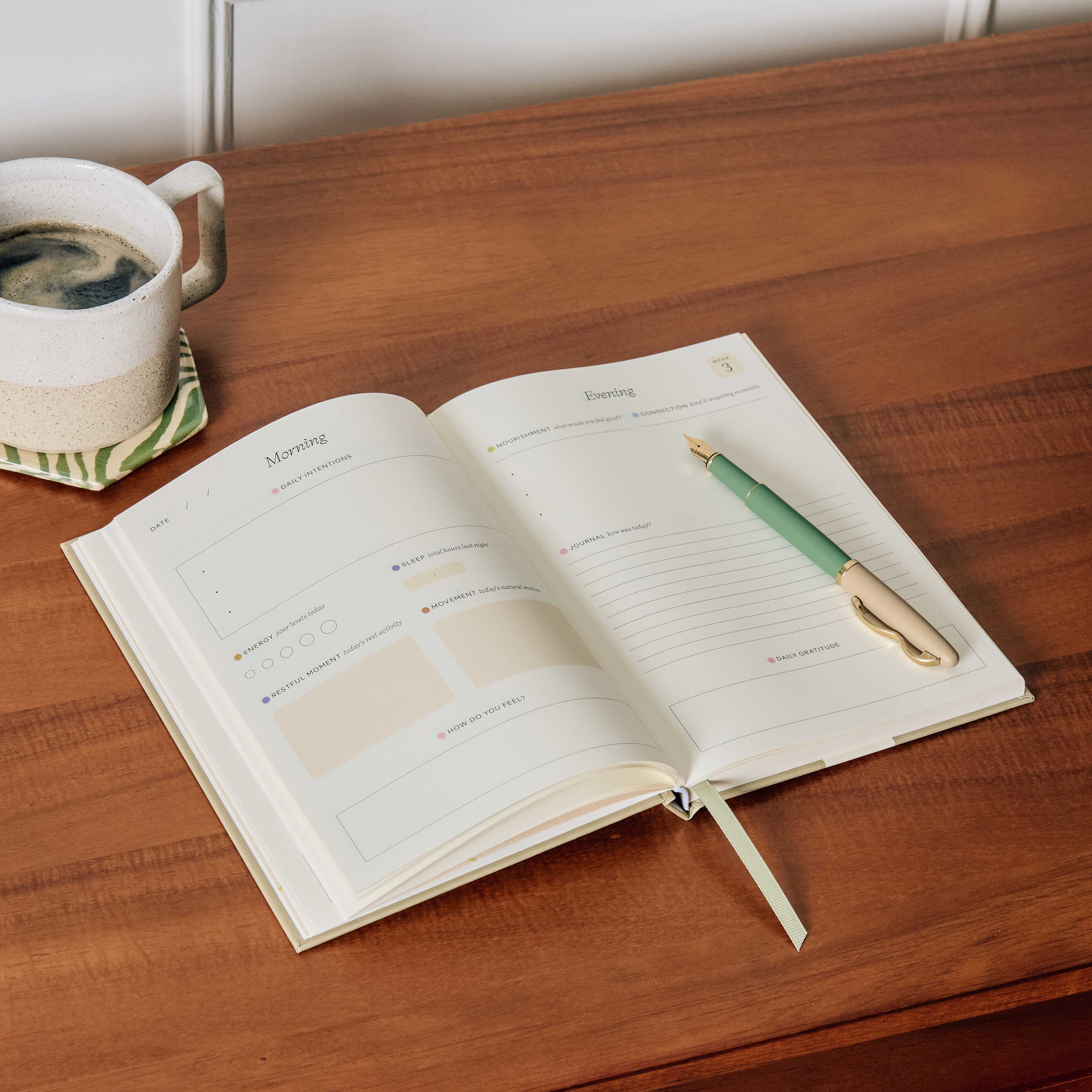 Quilted Daydream Guided Wellness Journal