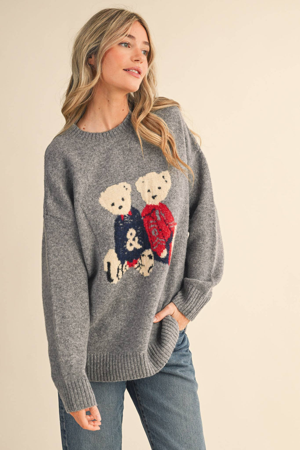 Teddy Bear Pullover Sweater
