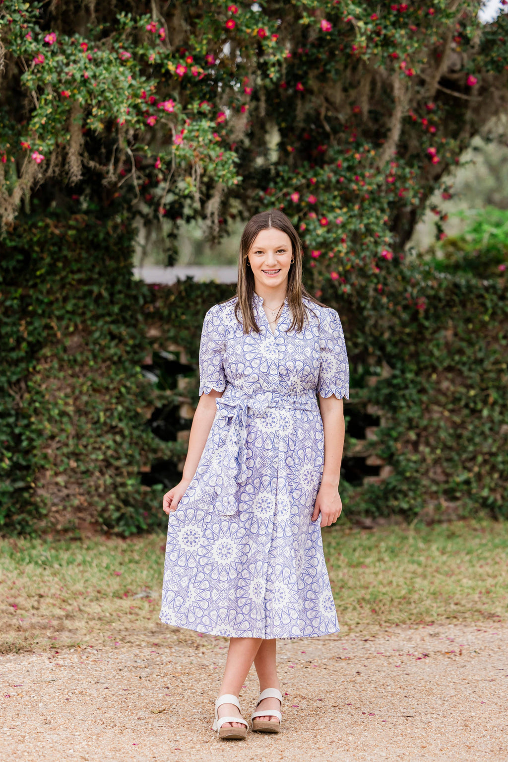 Lavende Court Grace Resort Floral Maxi Dress