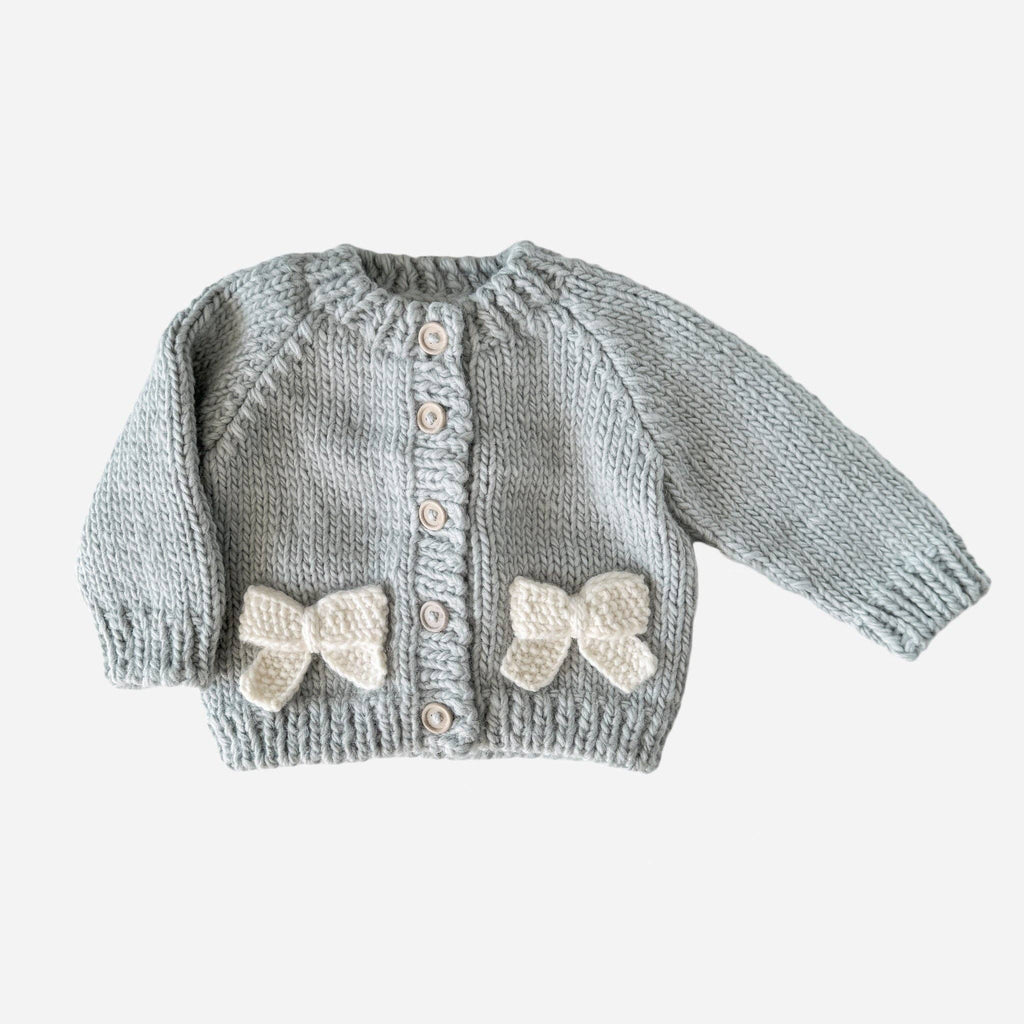 Bow Cardigan Baby Sweater