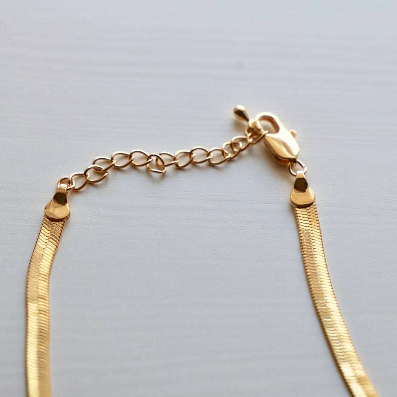 HERRINGBONE CHAIN NECKLACE