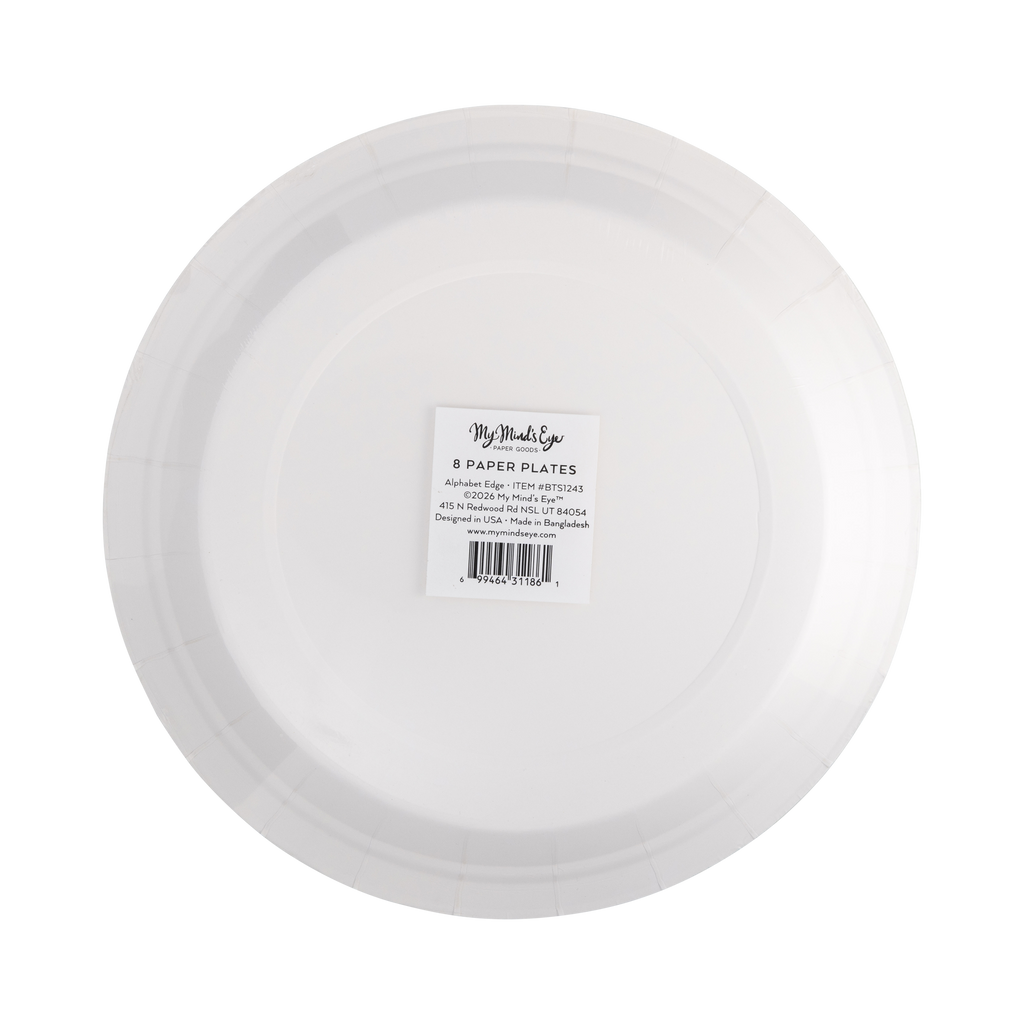 Alphabet Plates