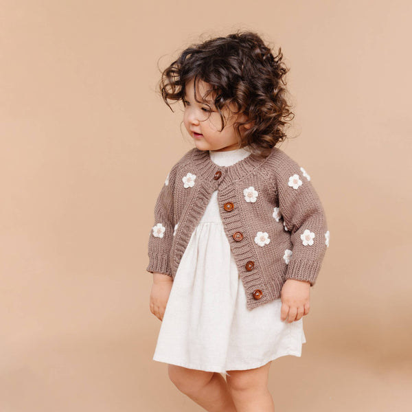 Flower Cardigan Sweater