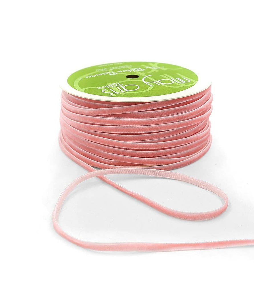 Pink Velvet Cord String