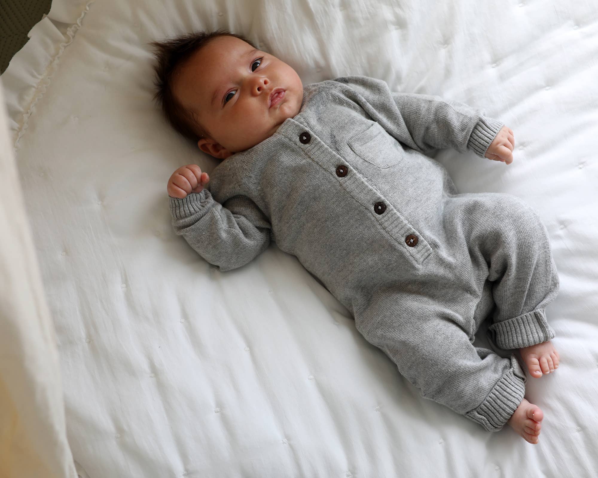 Milan Sweater Knit Baby Jumpsuit