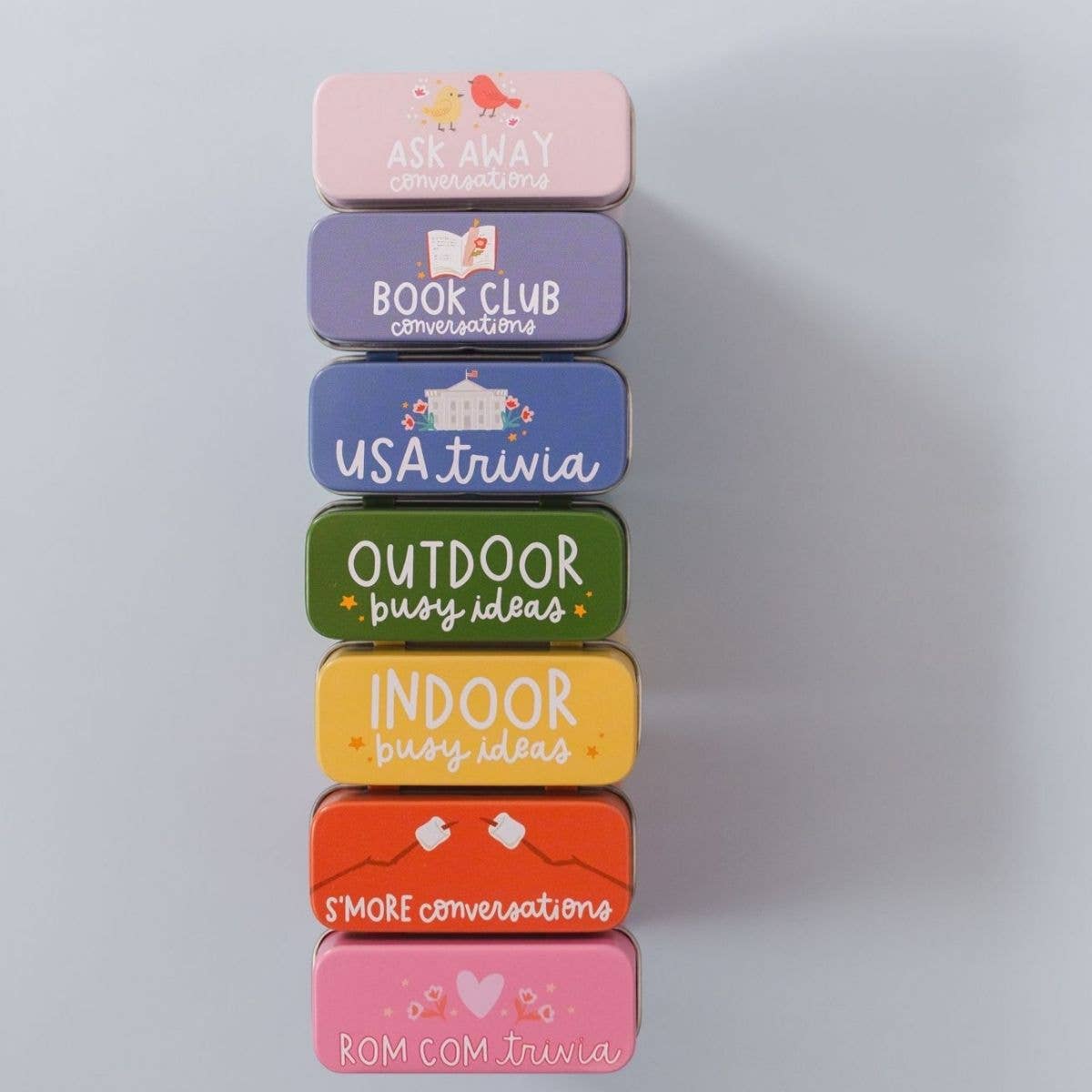 USA Trivia Game Tin