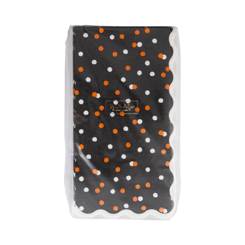 Halloween Polka Dot Dinner Napkin