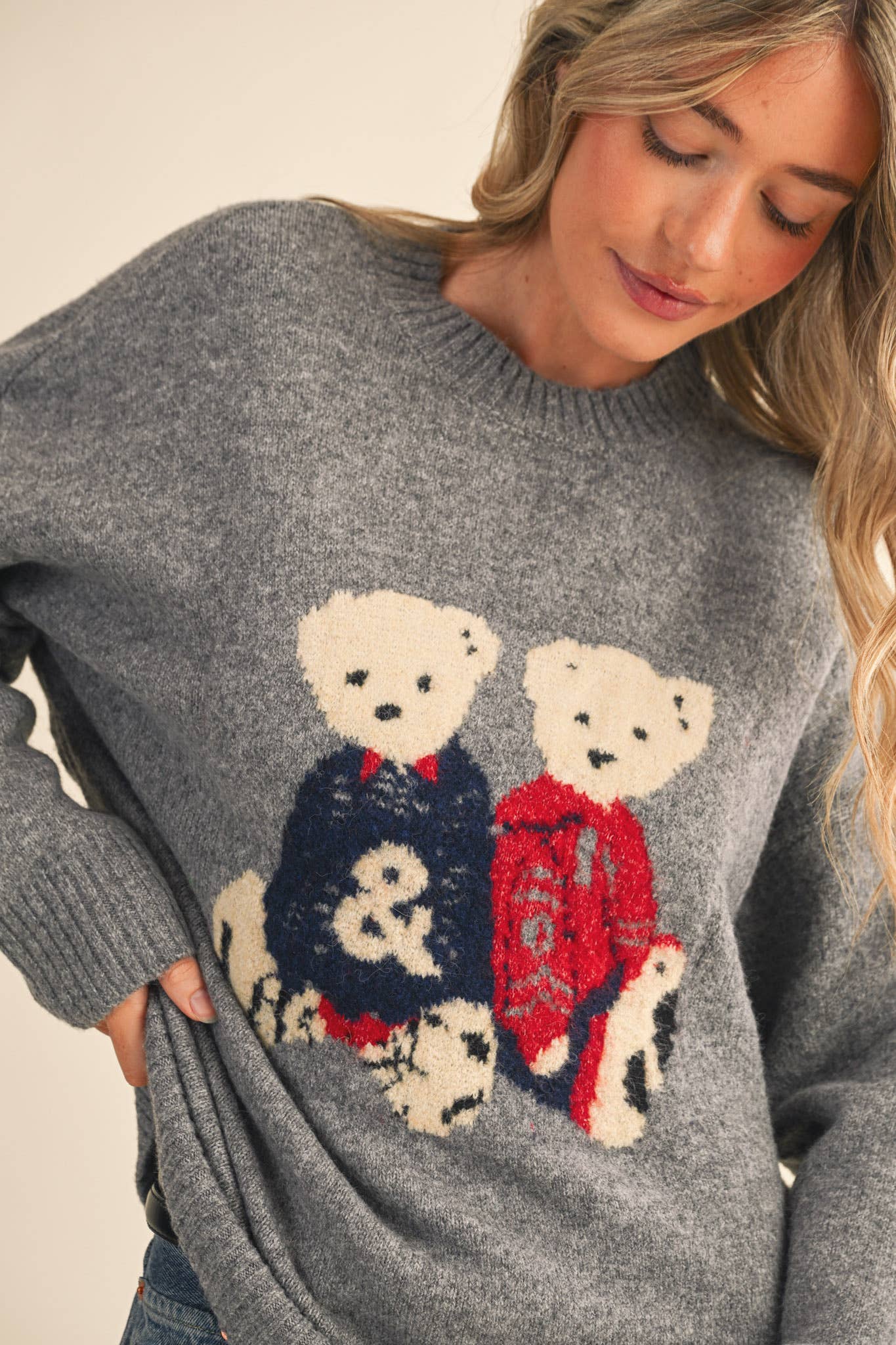 Teddy Bear Pullover Sweater