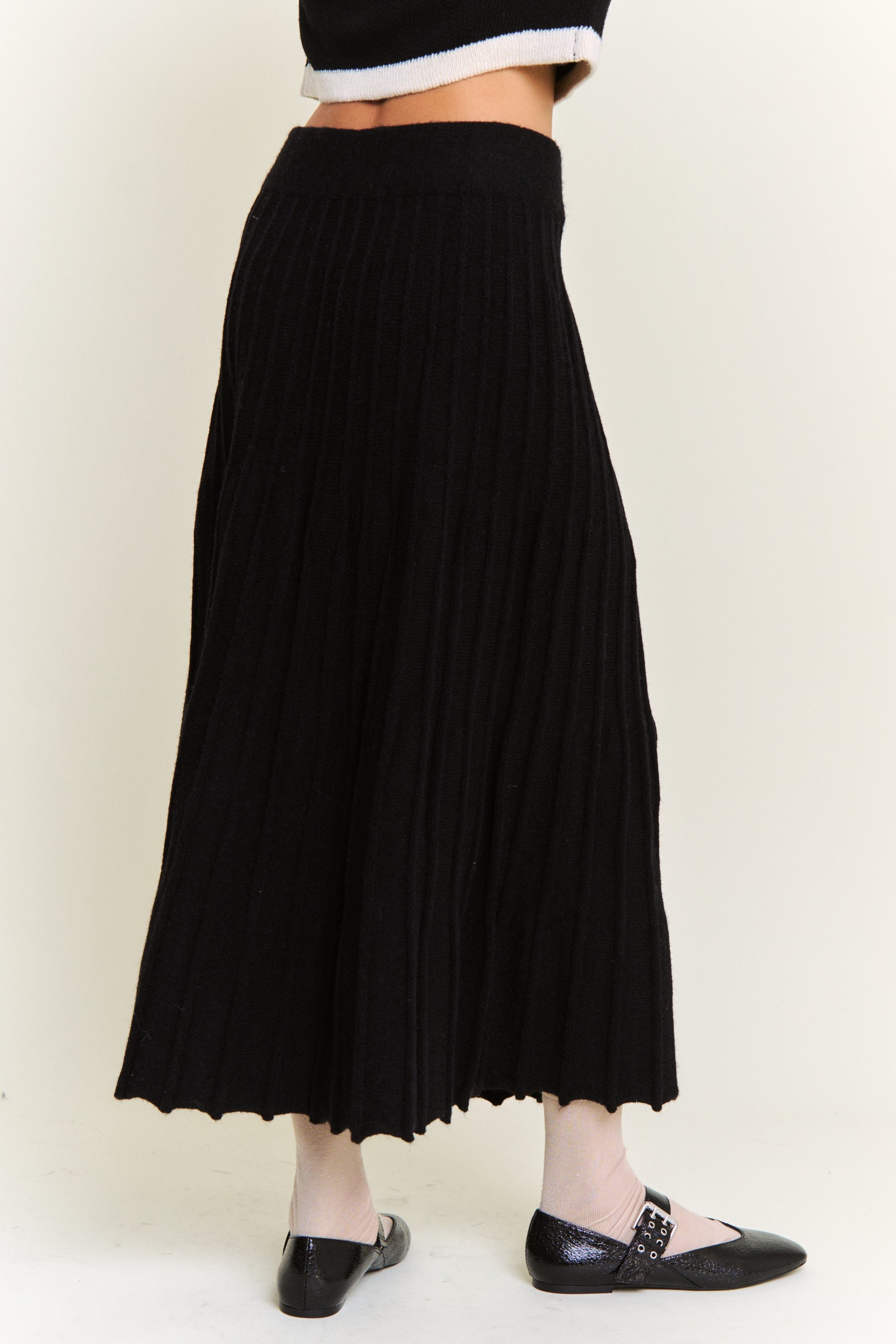 Black Clara Maxi Skirt