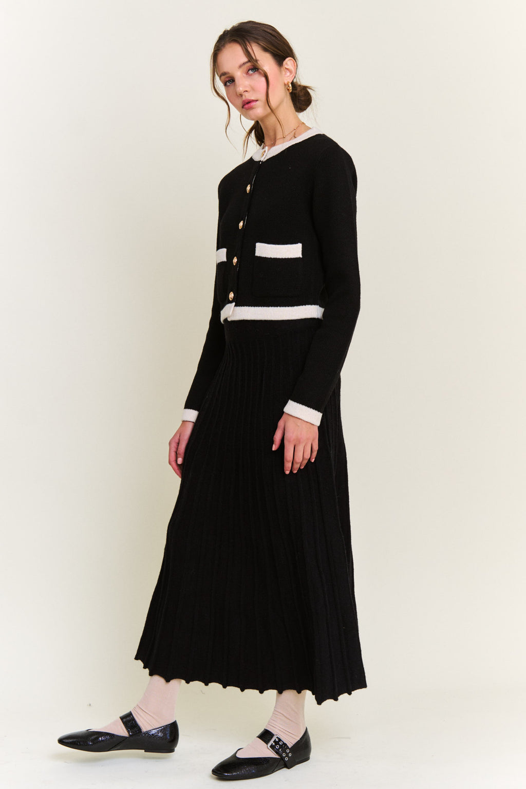 Black Clara Maxi Skirt