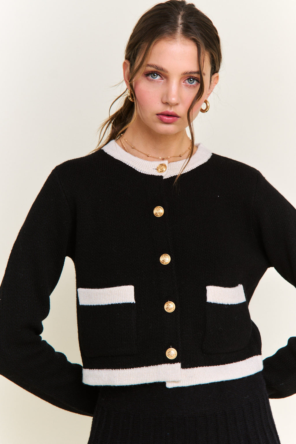 Black Claudie Cardigan