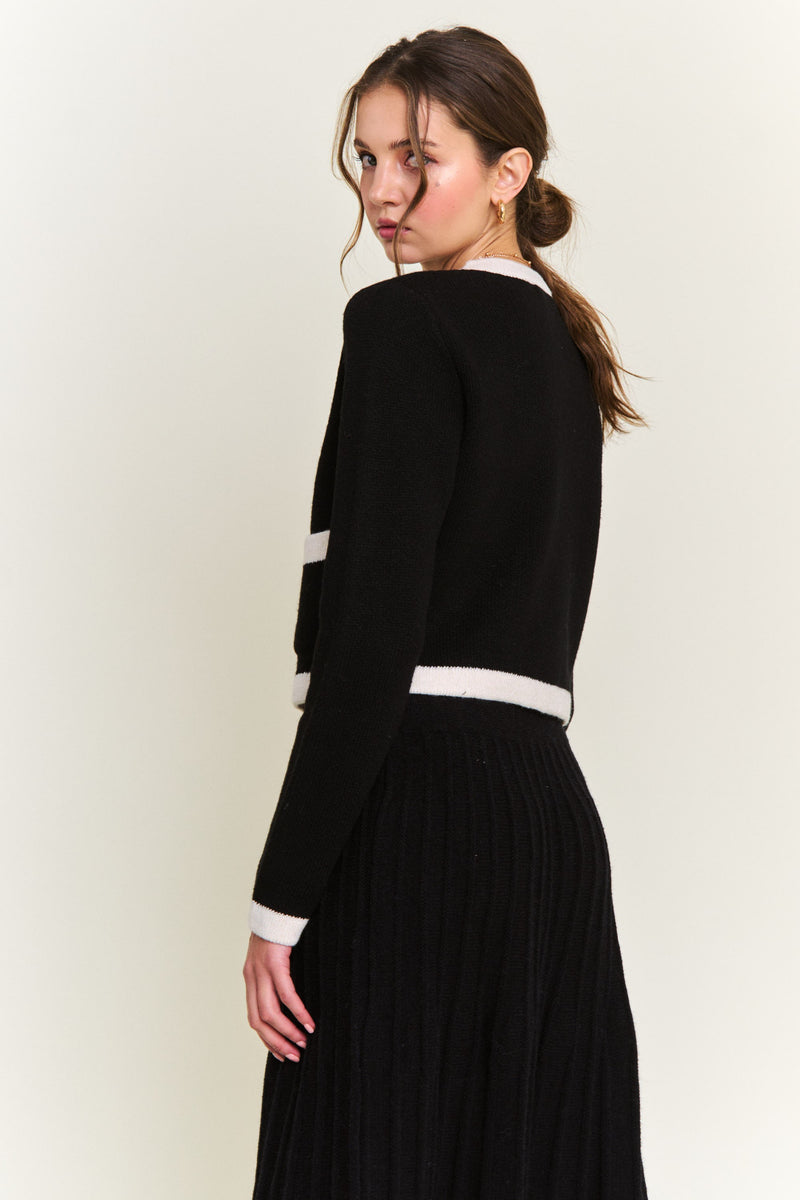 Black Claudie Cardigan