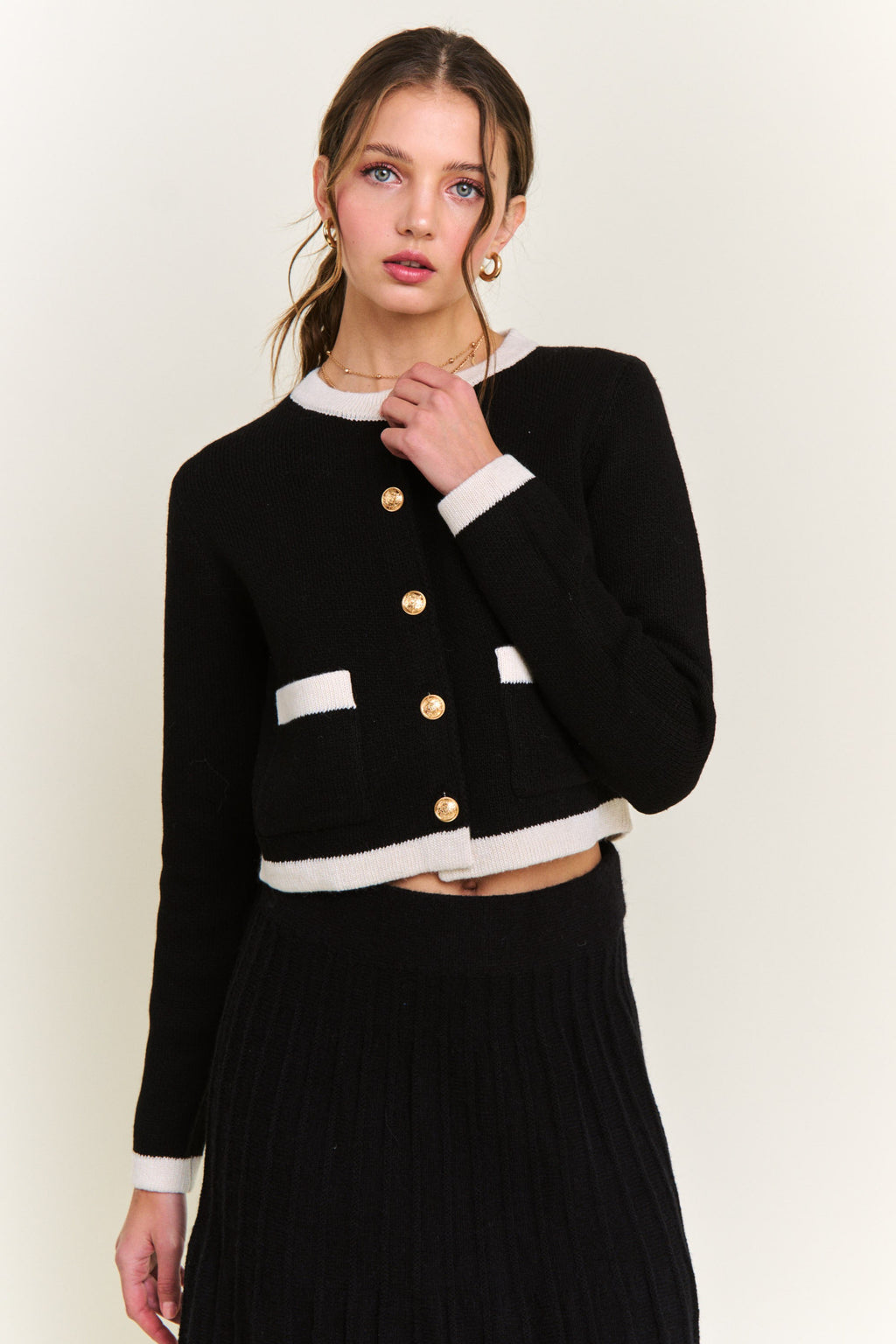 Black Claudie Cardigan