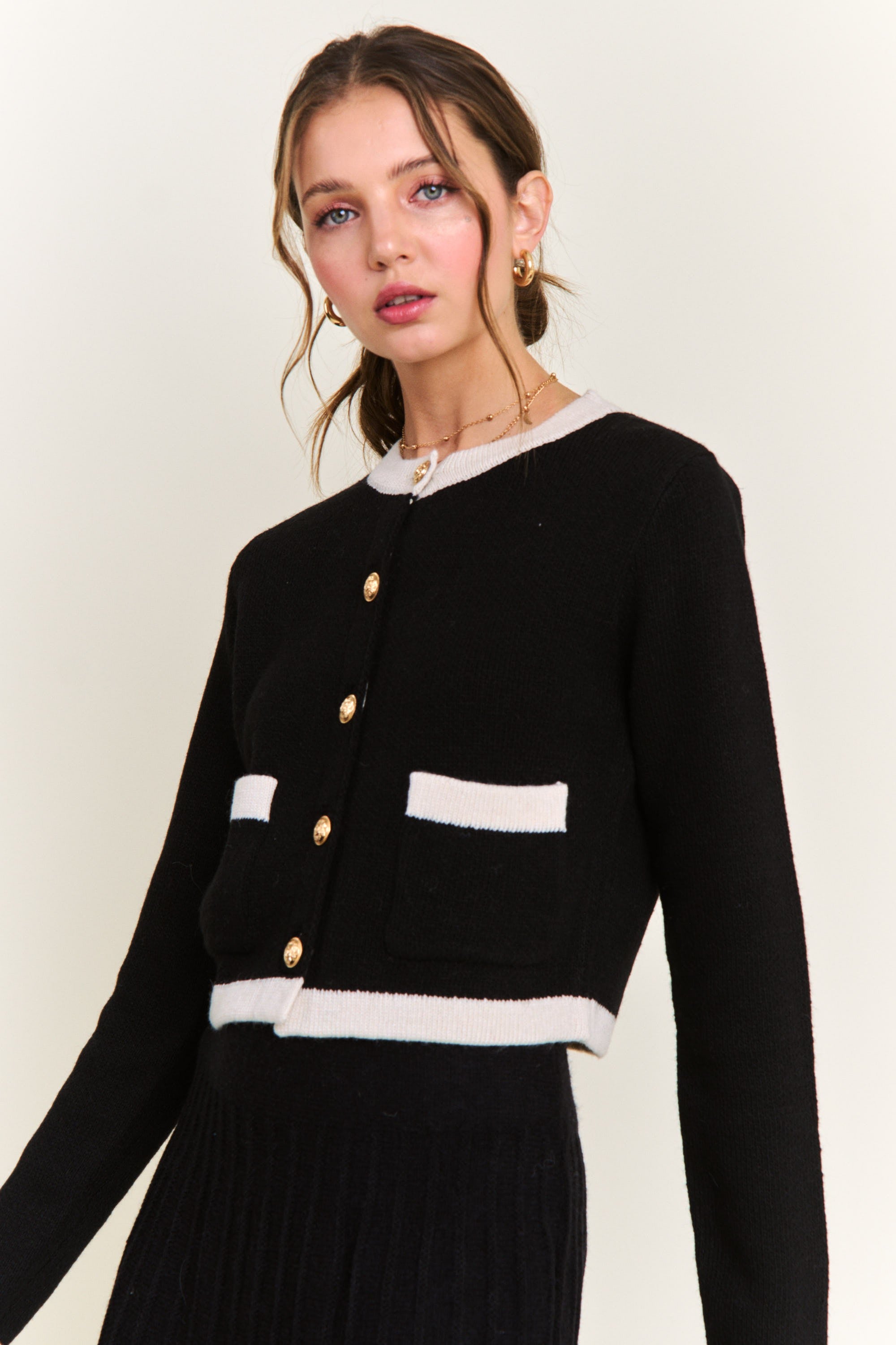 Black Claudie Cardigan