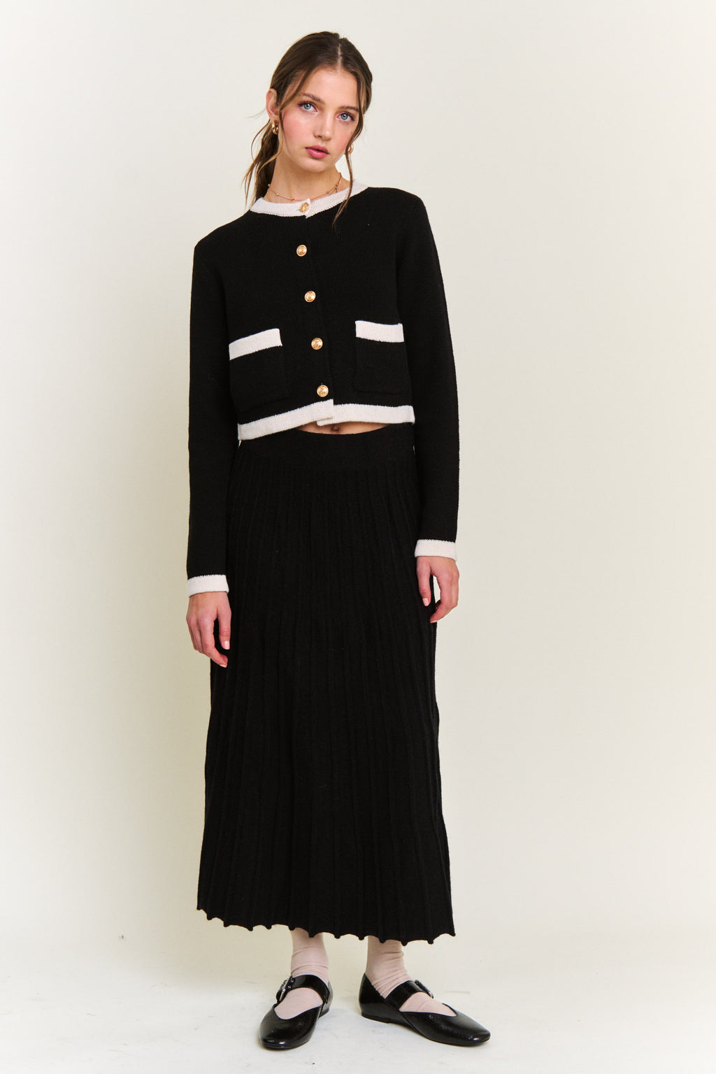 Black Claudie Cardigan