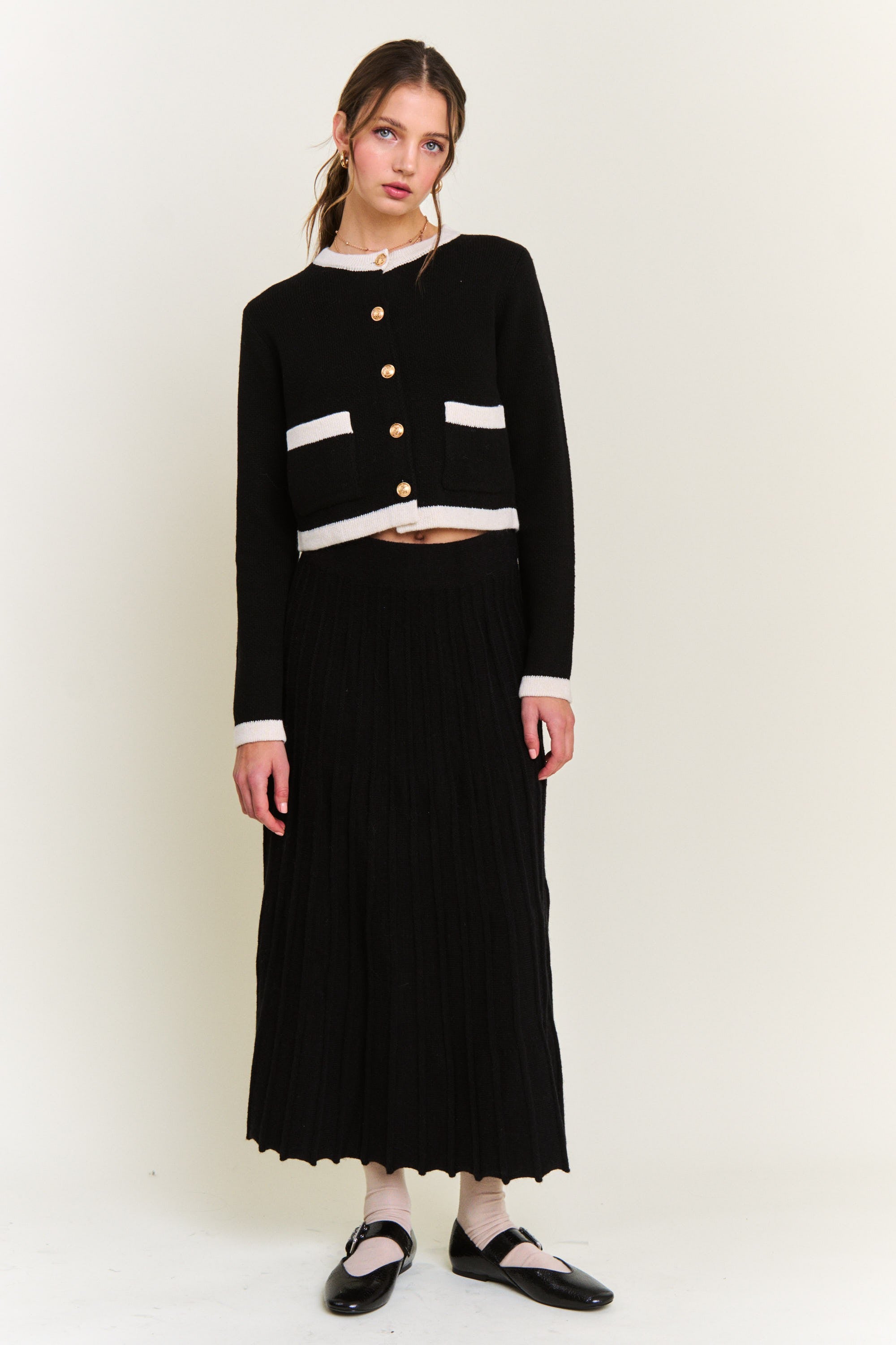 Black Claudie Cardigan