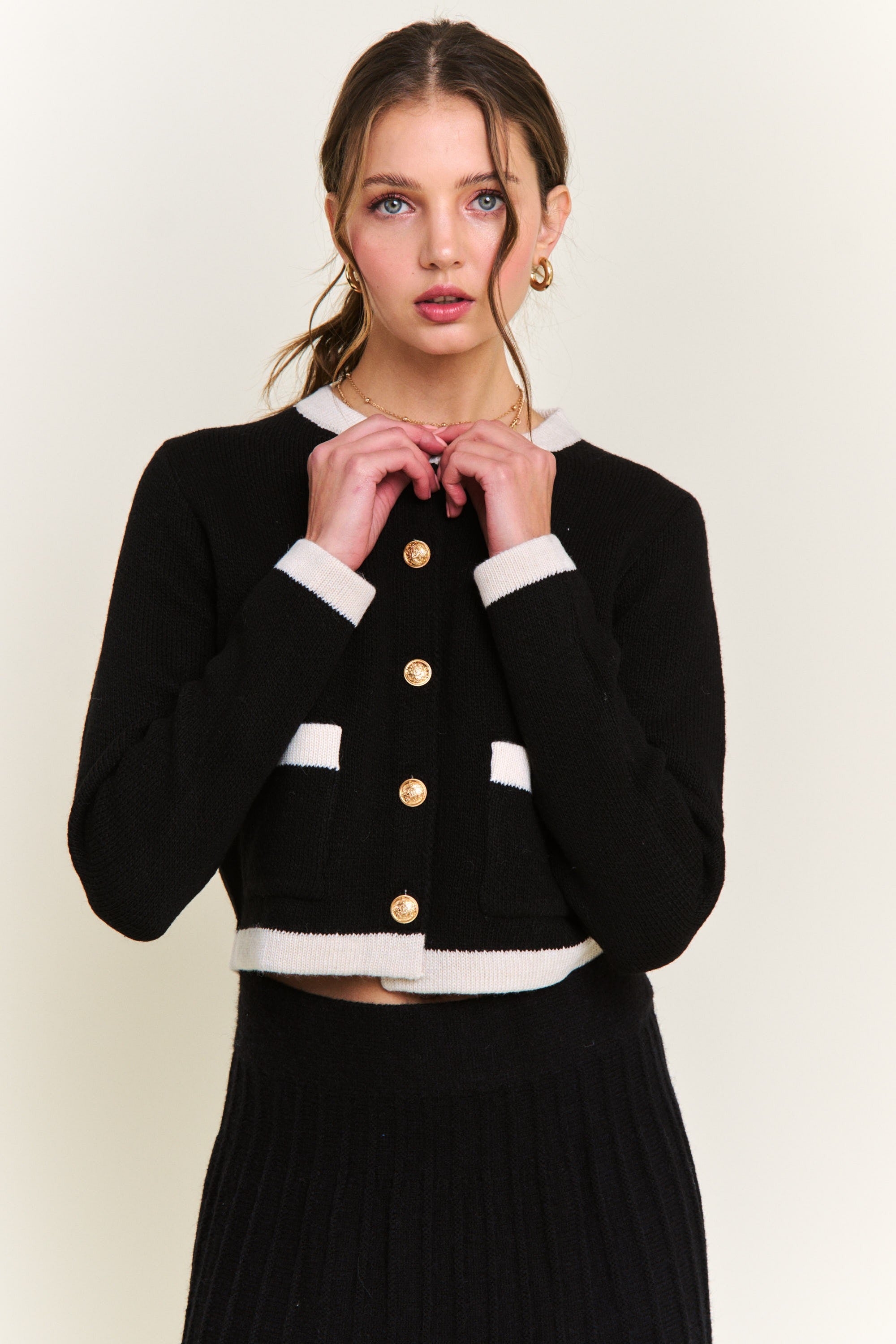 Black Claudie Cardigan
