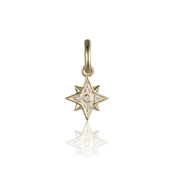 Diamond Star Pendant Charm
