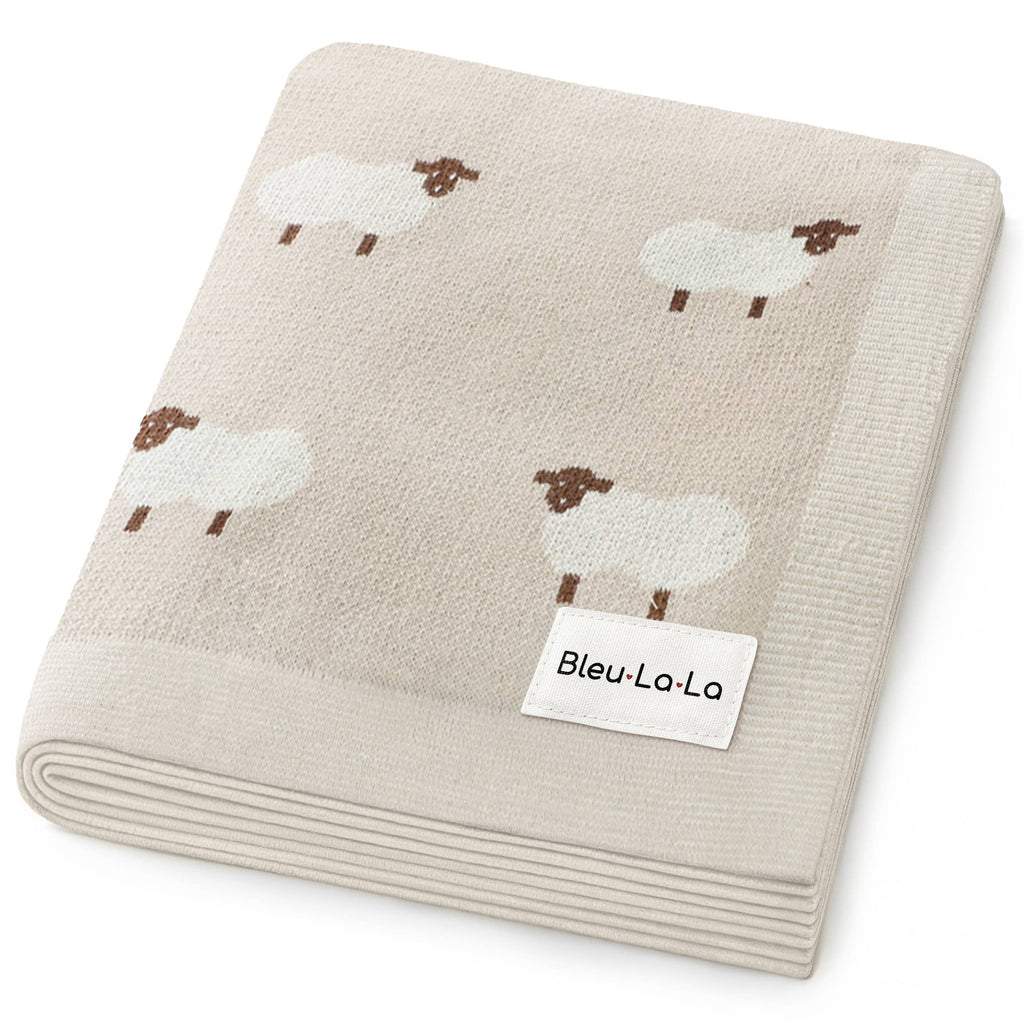 Sheep Receiving Swaddle Baby Blanket