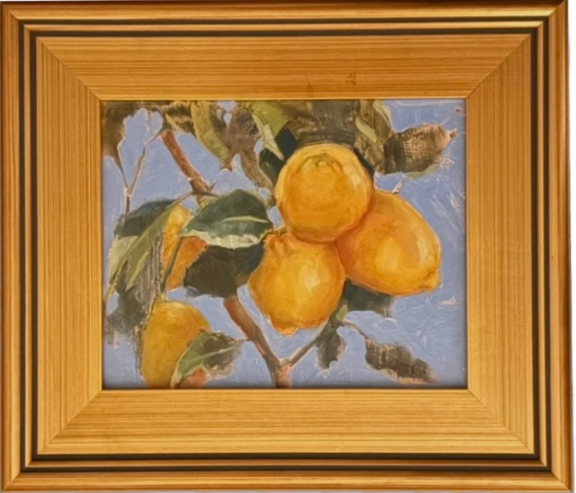 Lemons and Periwinkle