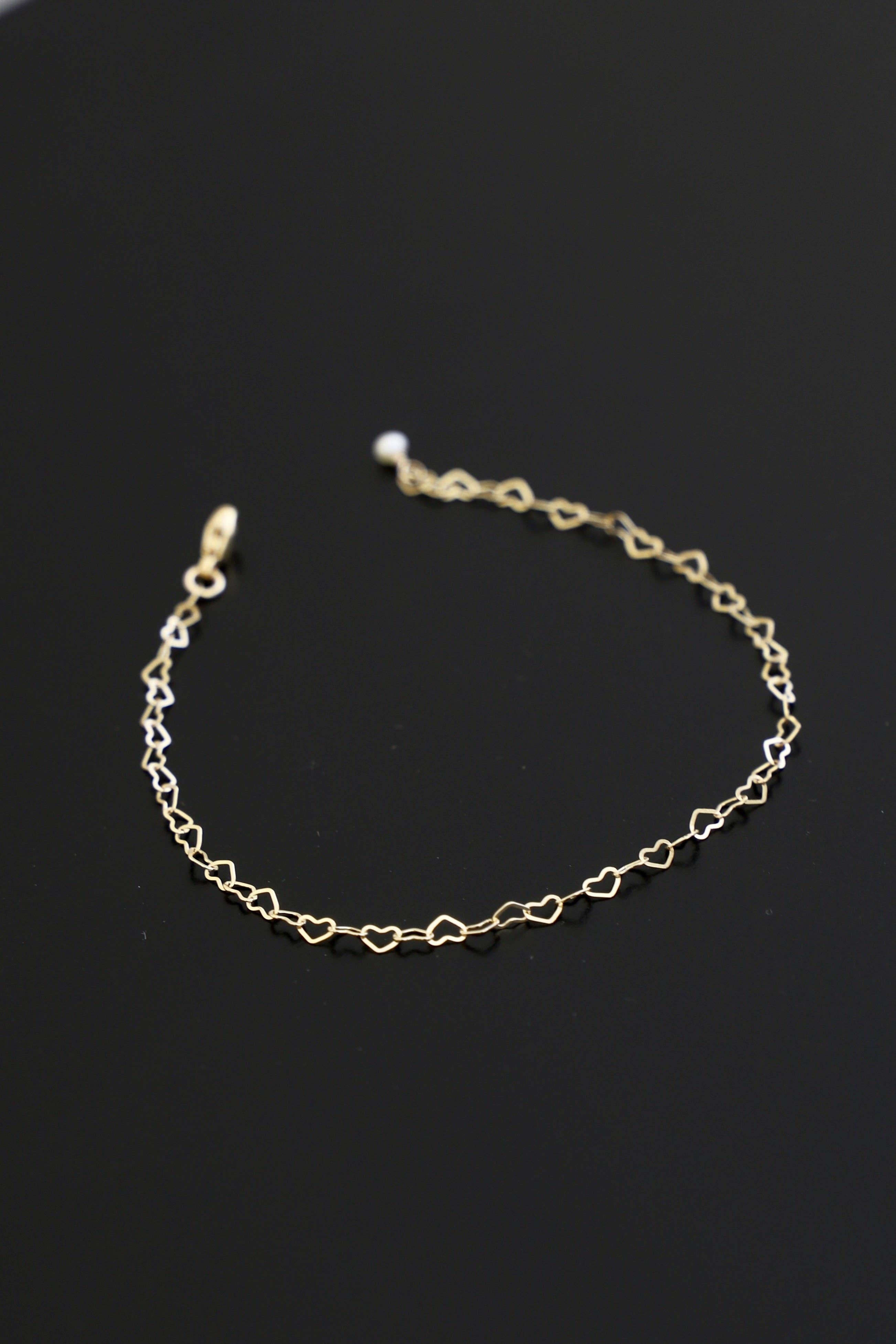 Heart Chain Bracelet