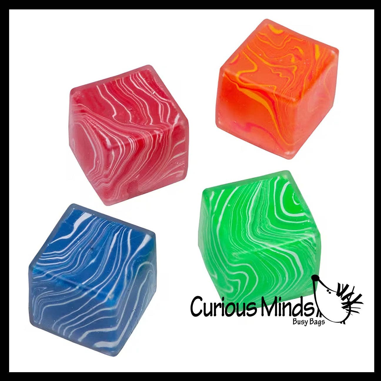 Marbled Sugar Ice Cube Stretch Ball