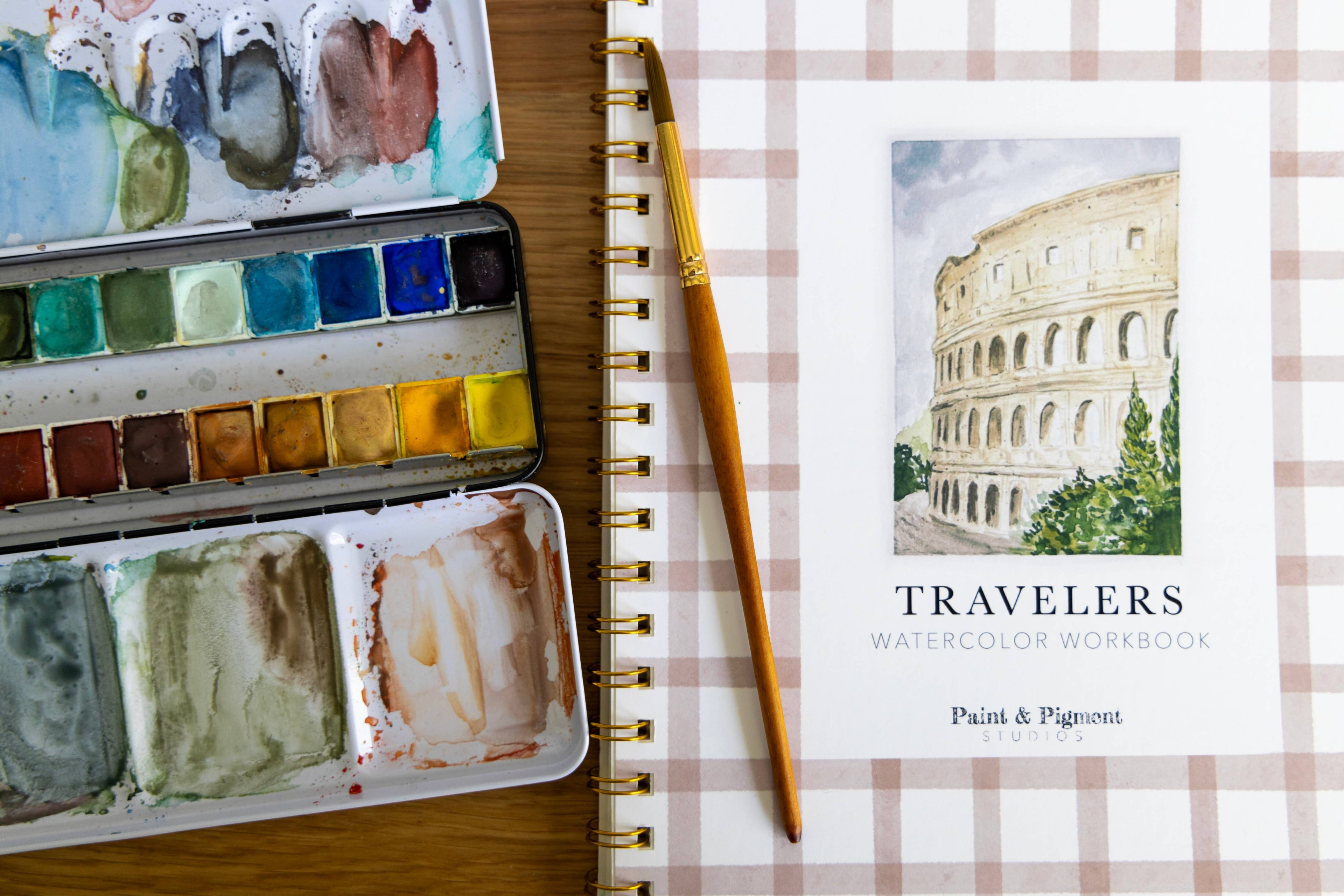 Travelers Watercolor Workbook