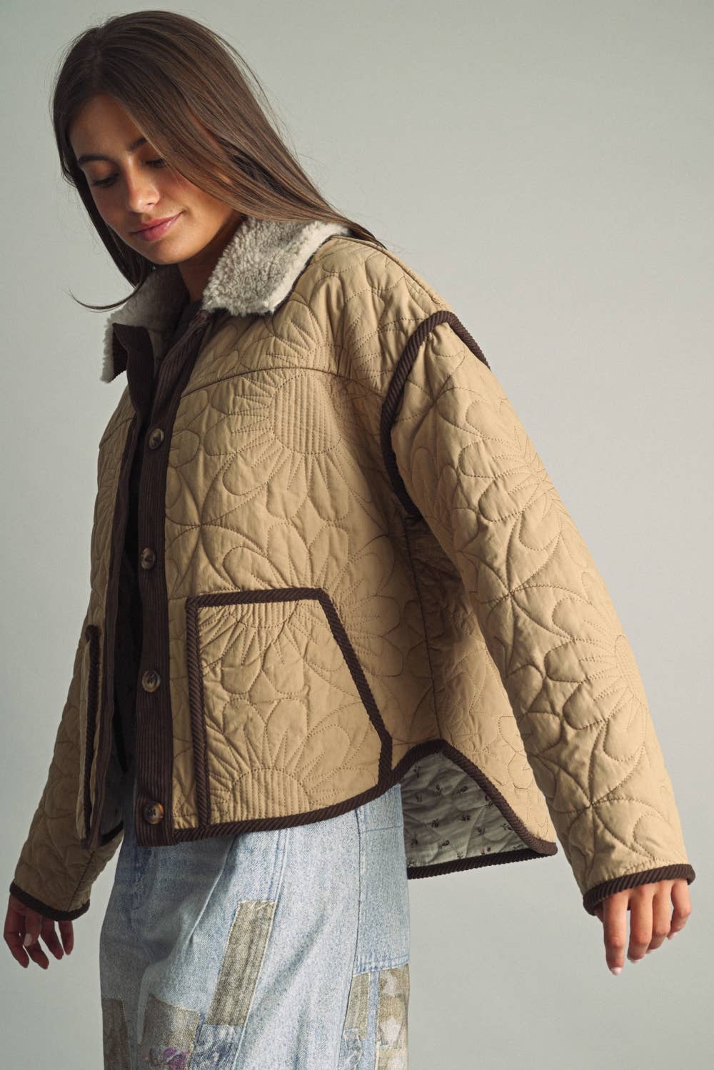 Floral Quilt Jacket