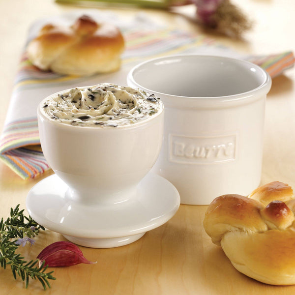 The Original Butter Bell® Crock - Cafe White