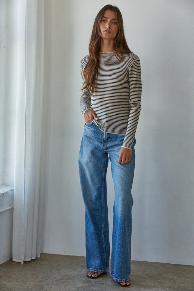 Moulin Mock Long Sleeve