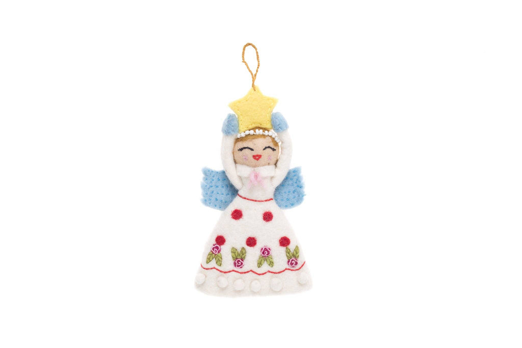 White Angel Ornament