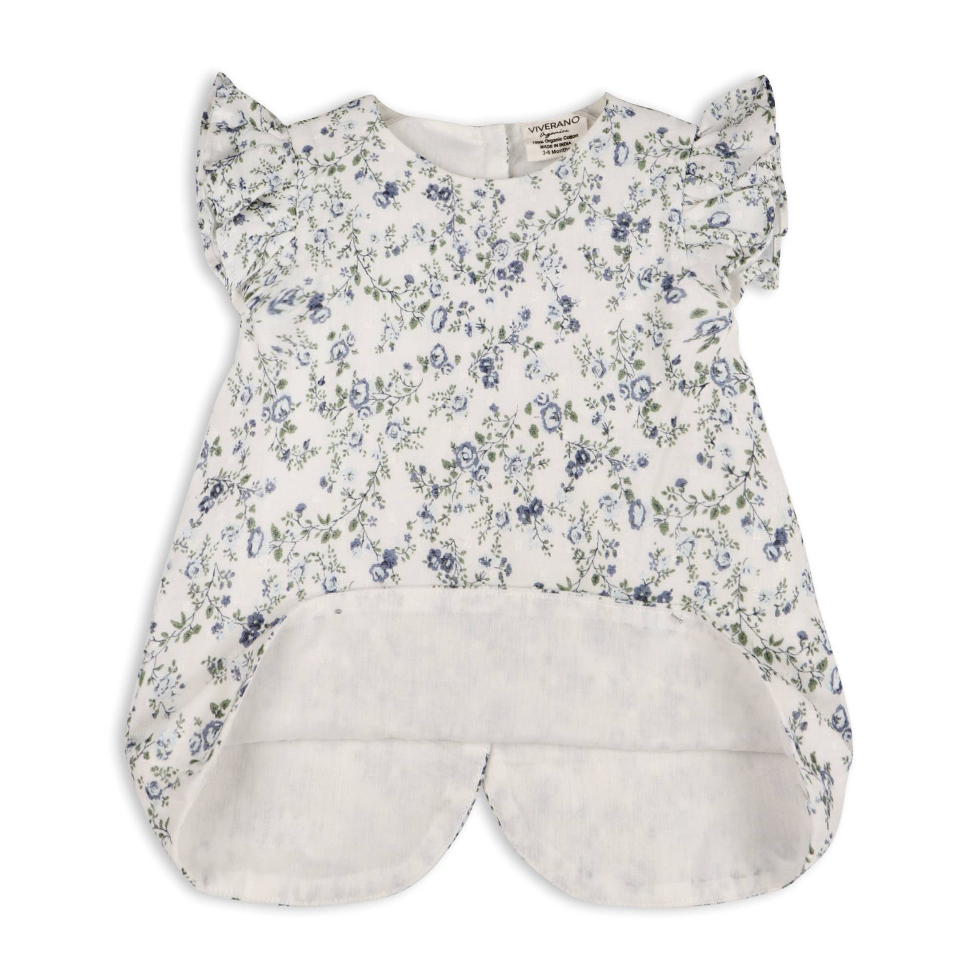 Celia Floral Baby Bow Blouse +Bloomer (Organic)