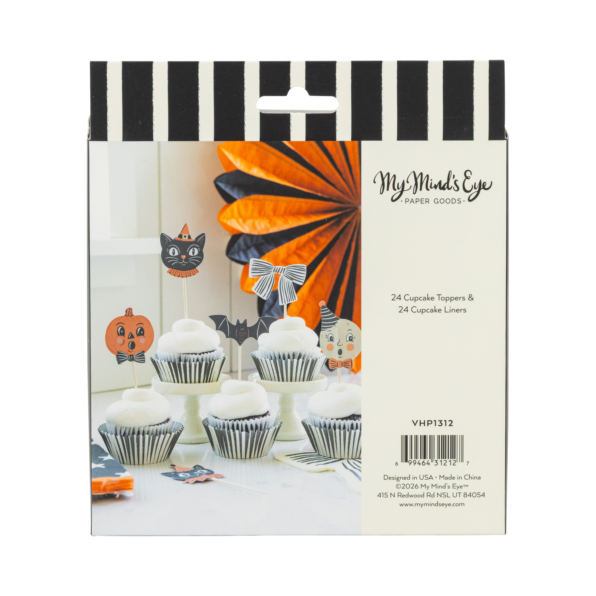 Vintage Halloween Characters Cupcake Kit