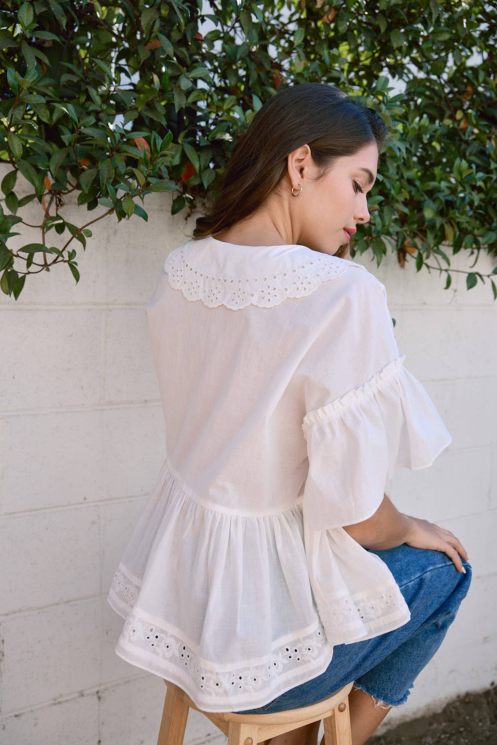 Embo Airy Collar Blouse