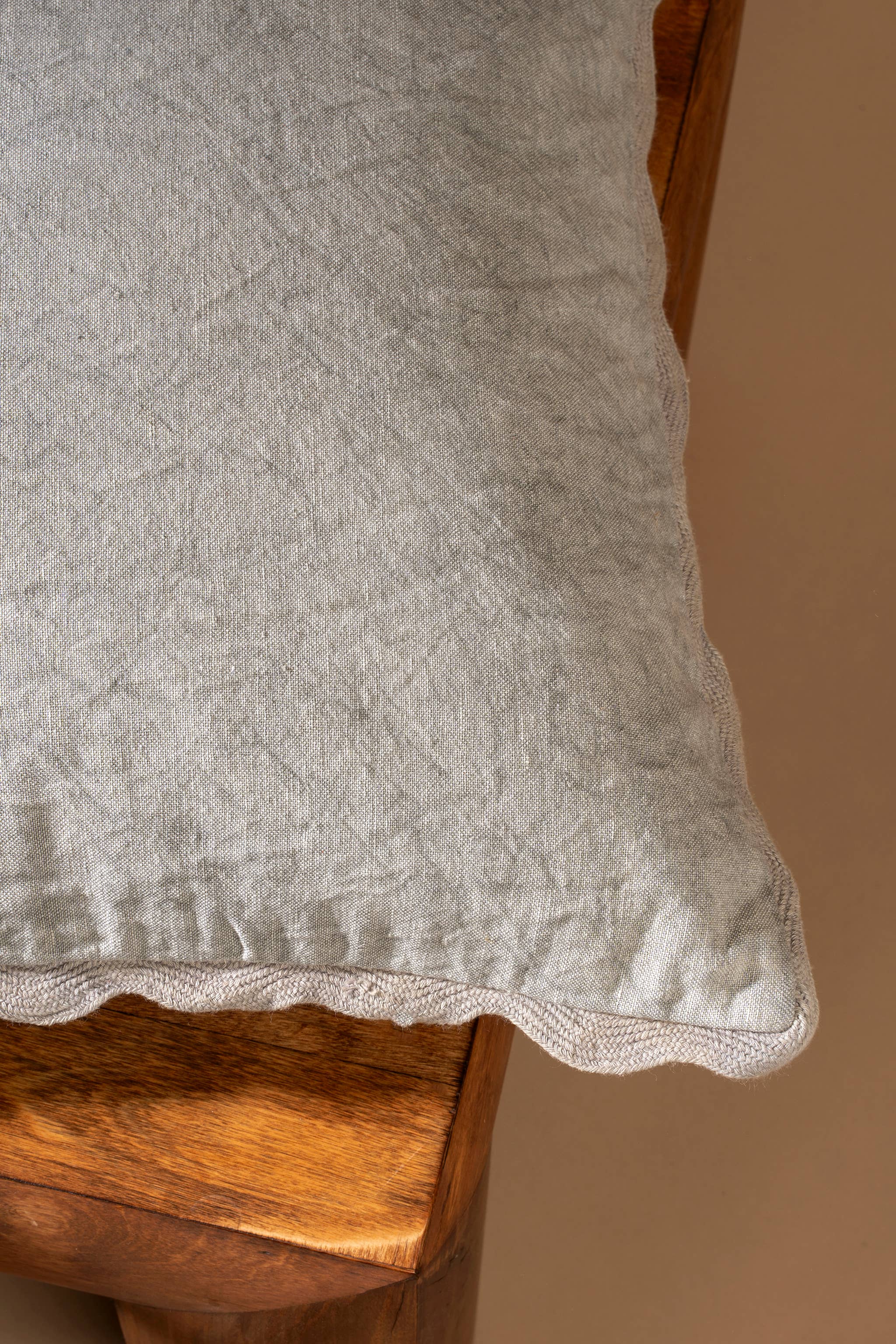 Scalloped Edge Pillow