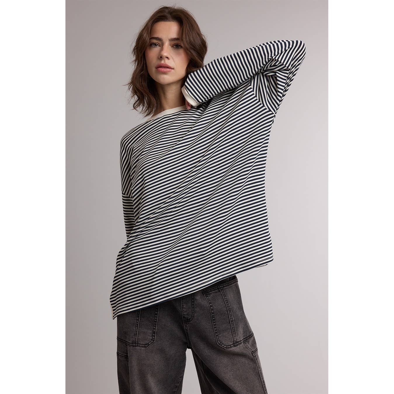 Stripe Knit Top