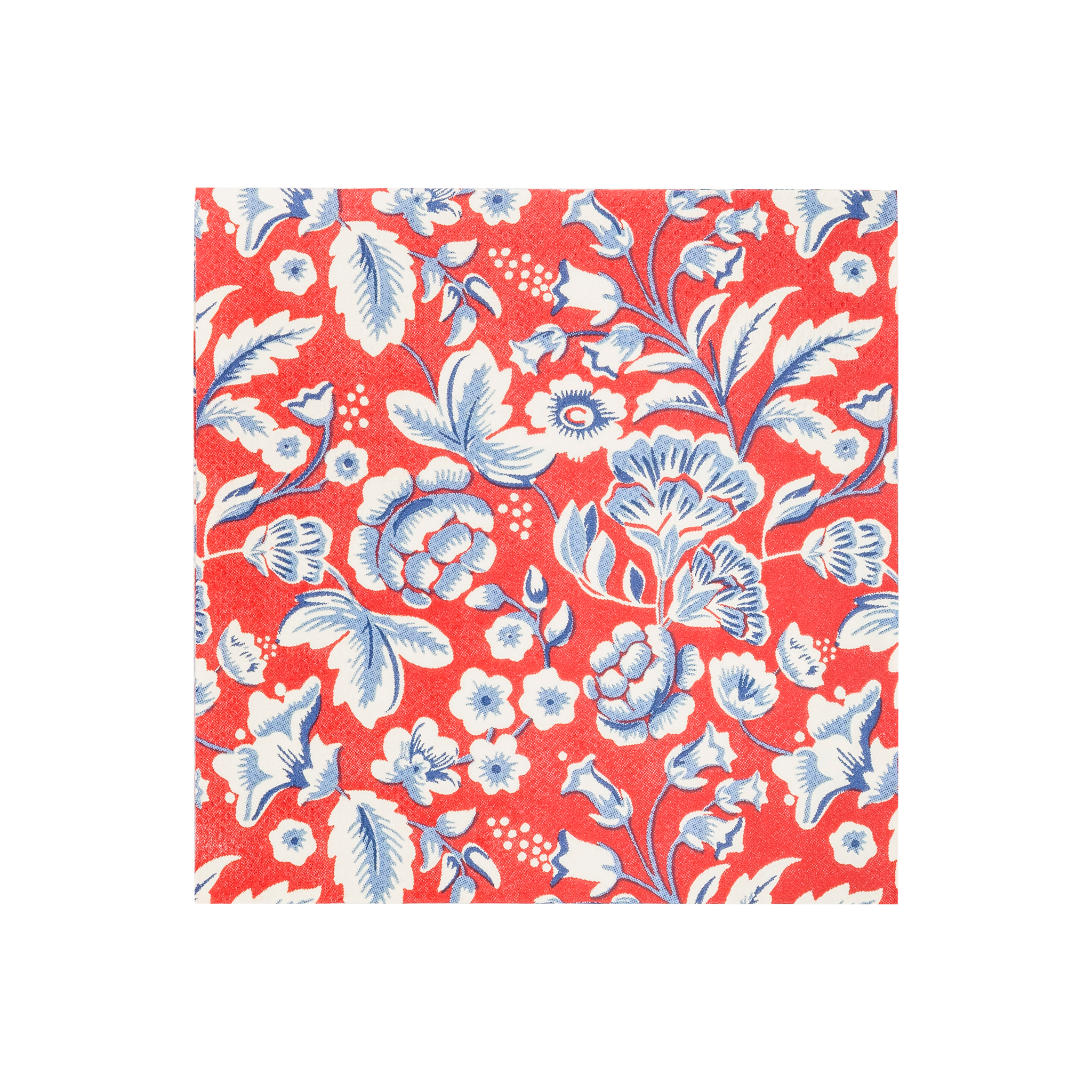 Hamptons Floral Paper Cocktail Napkin