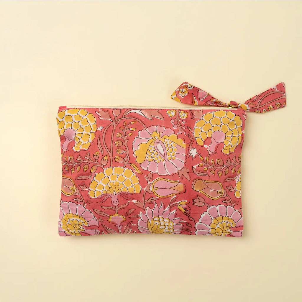 Block Print Pouch