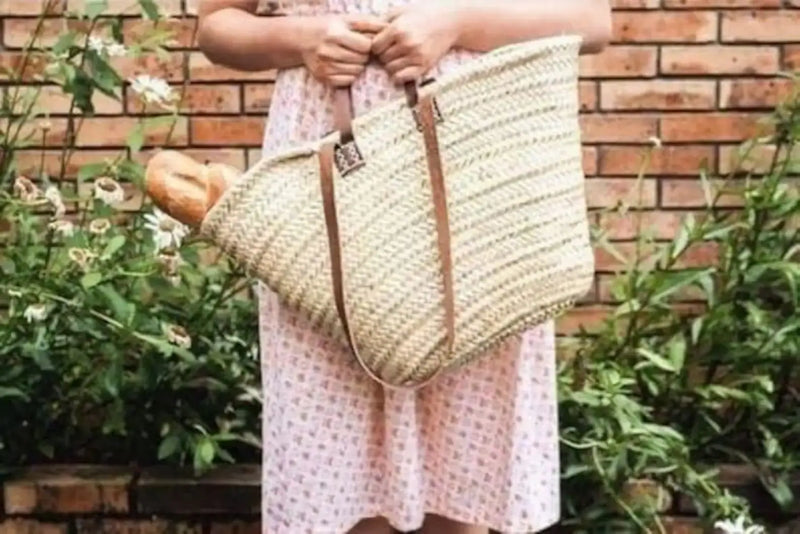 Market Basket Straw Bag