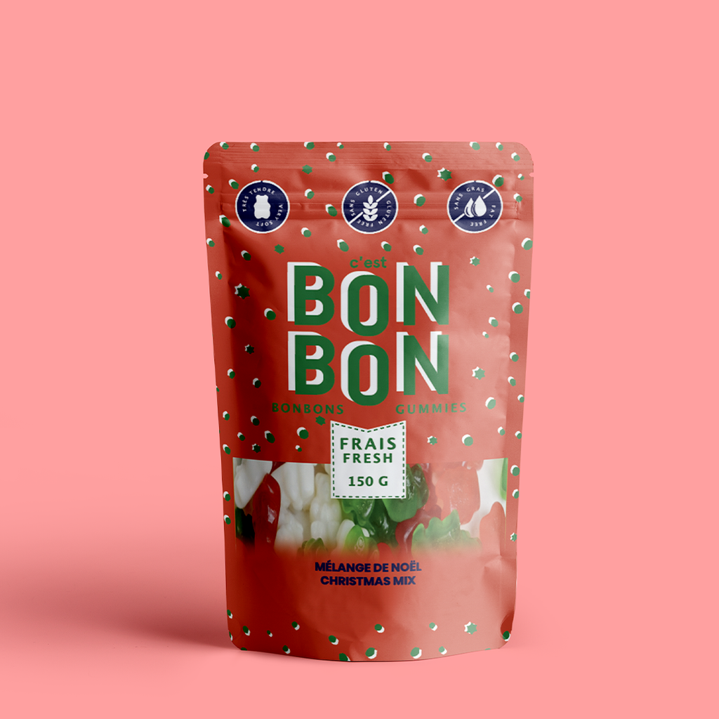 Christmas Mix Bon Bon Gummy Candies