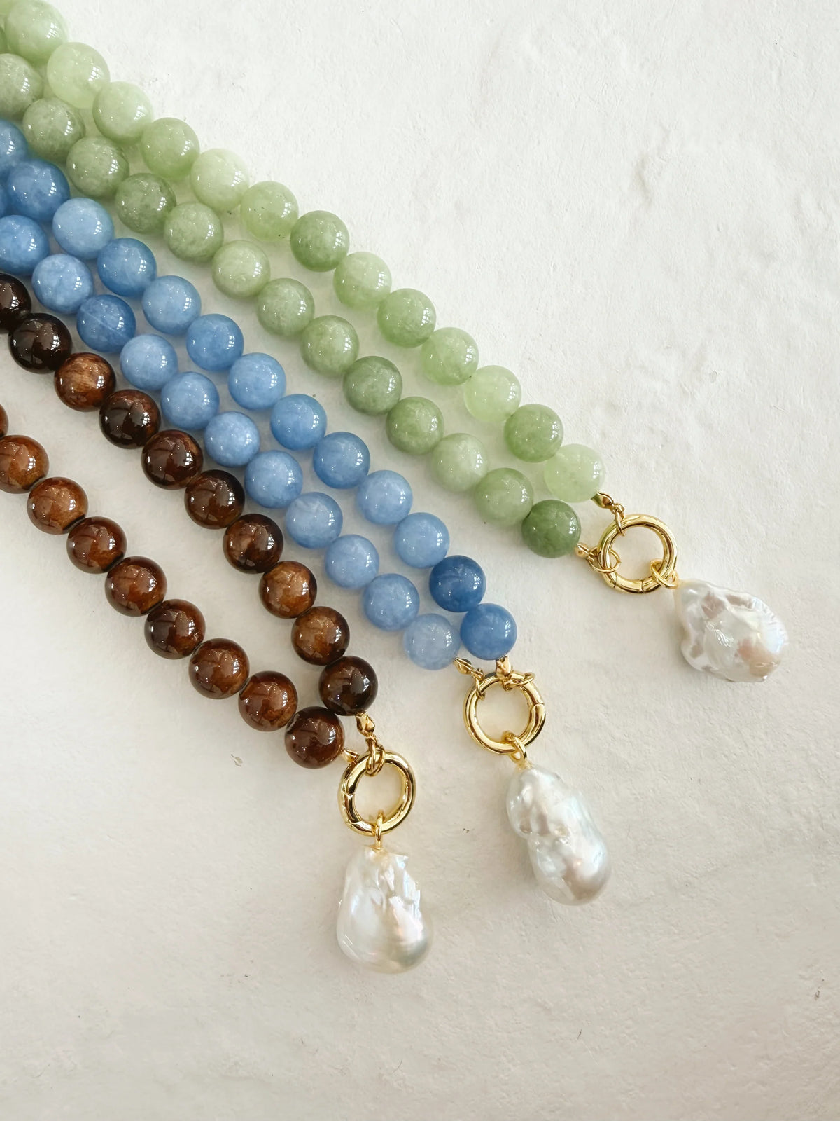 The Brown Janice Necklace (with Baroque Pearl)