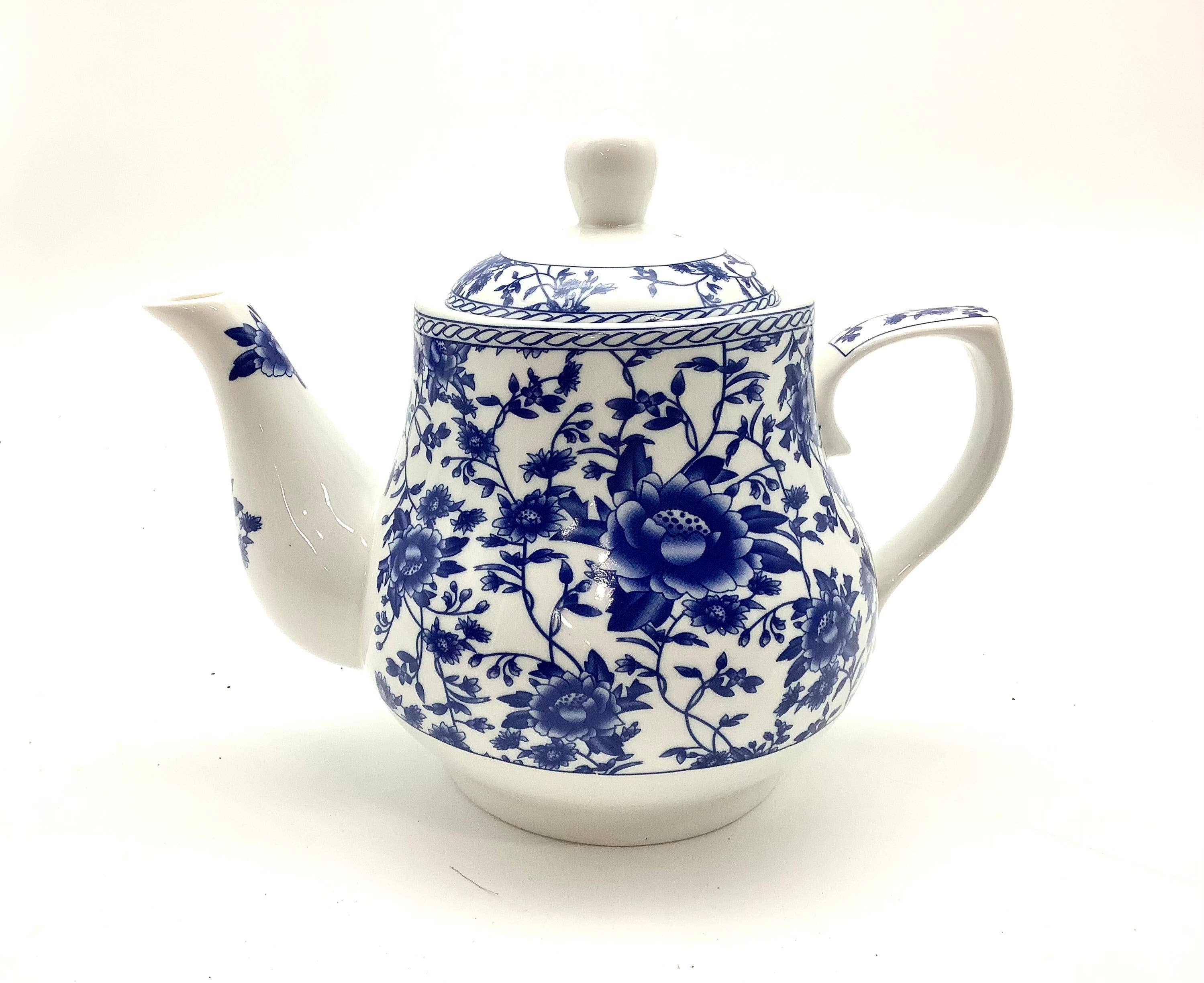 English Garden Flowers Teapot