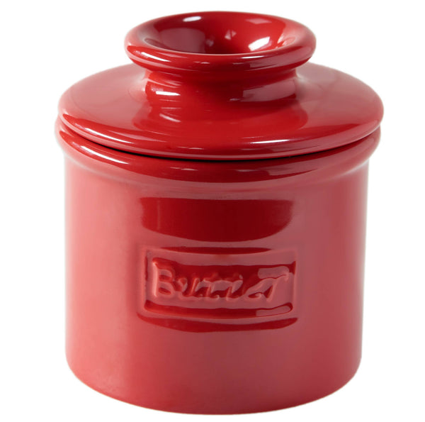 The Original Butter Bell® Crock - Cafe Maraschino Red